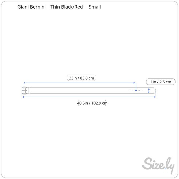 Giani Bernini 2 Pack of Skinny Belts, Red & Black Plaid, Multiple Sizes, NWT!! - Picture 5 of 7